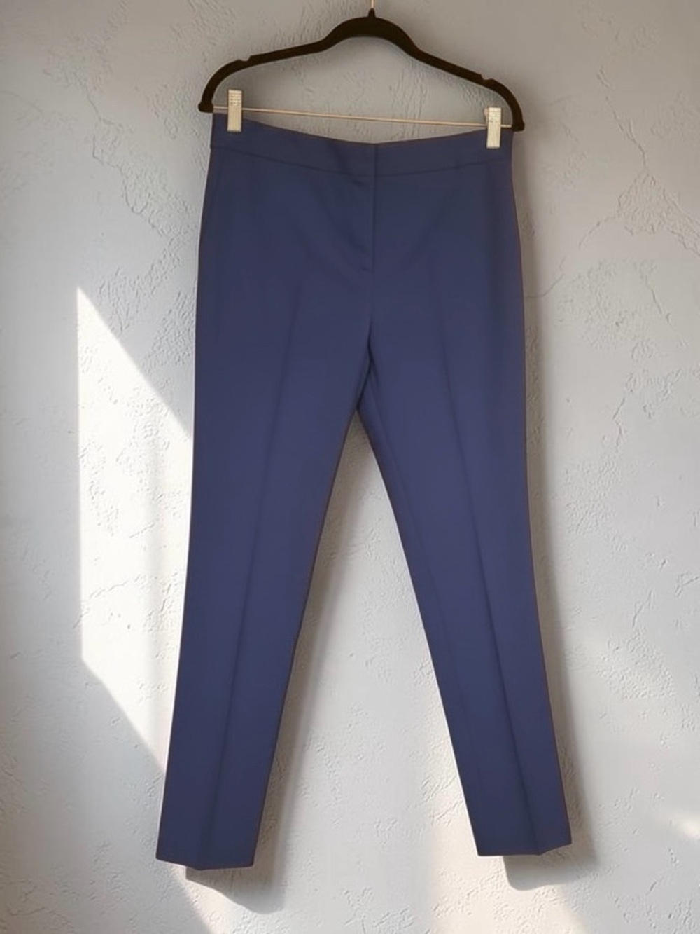Boden Women’s Classic Tailored Twill Cotton Blend Pants - Navy Blue, Sz 16
